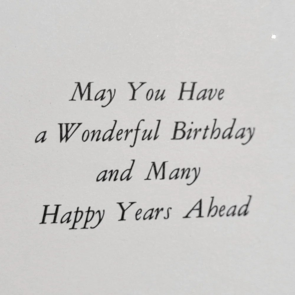 Vintage Made in France Birthday Card ~ 1960s ~ Frame-worthy! ~ Cute Couple